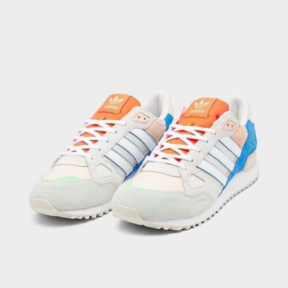 Size 13 Mens- Adidas ORIGINALS - ZX 750 Bliss Orange Pulse Blue Alumina - W Box